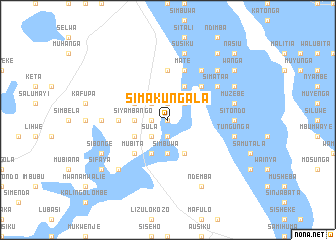 map of Simakungala