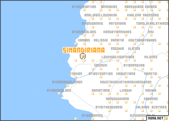 map of Simandirianá