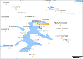 map of Simanikha