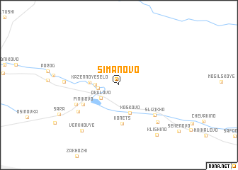 map of Simanovo