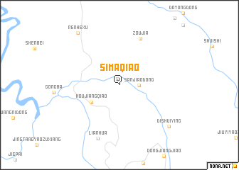 map of Simaqiao