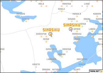 map of Simasiku