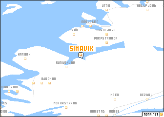 map of Simavik