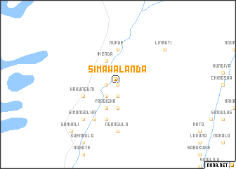 map of Simawalanda