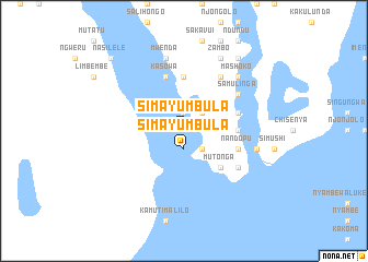 map of Simayumbula