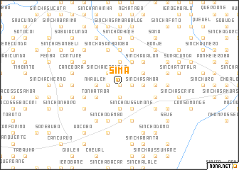 map of Sima