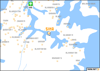 map of Sīmā