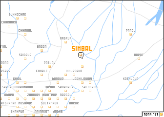 map of Simbal