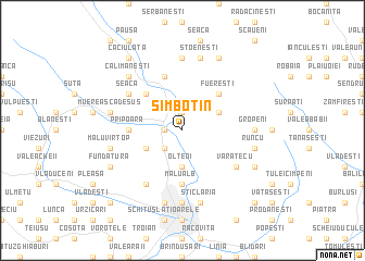 map of Sîmbotin