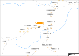 map of Simbo