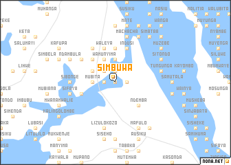 map of Simbuwa