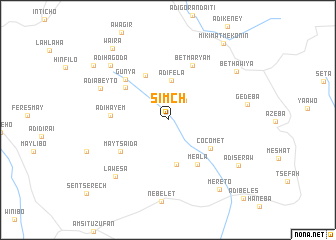 map of Simchʼ