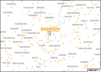 map of Simdong-ni