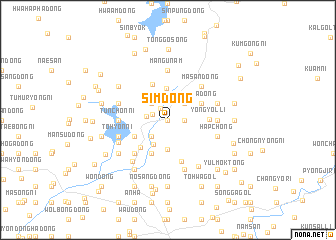 map of Sim-dong