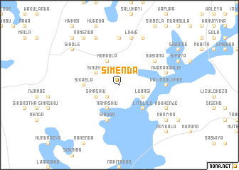 map of Simenda