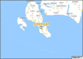 map of Simerigan