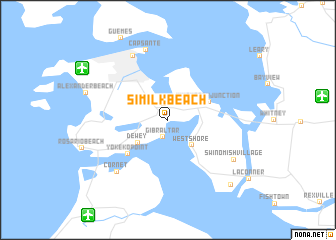 map of Similk Beach