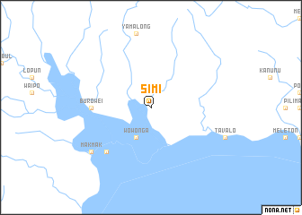 map of Simi