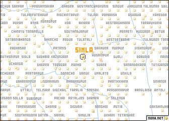 map of Simla