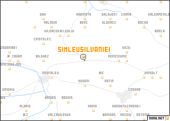 map of Şimleu Silvaniei