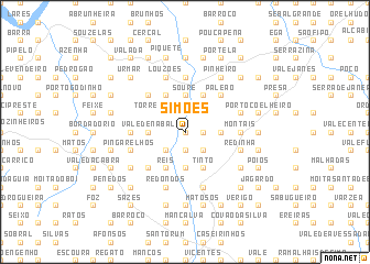 map of Simões