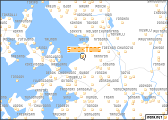 map of Simok-tong