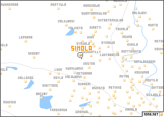 map of Simola