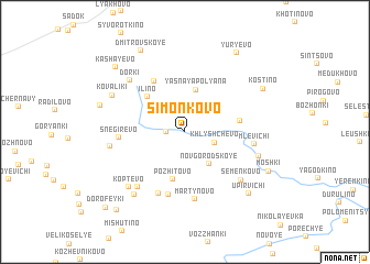 map of Simonkovo