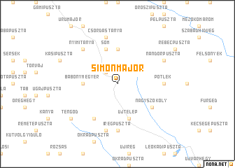 map of Simonmajor
