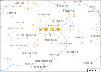 map of Simontovka