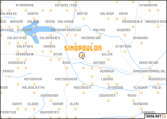map of Simópoulon