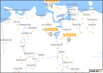 map of Simora