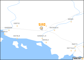 map of Simo