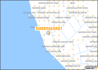 map of Simpang Empat