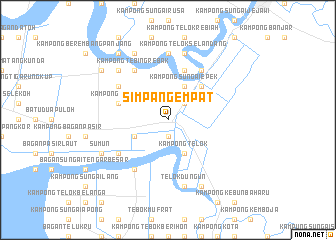 map of Simpang Empat