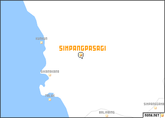 map of Simpangpasagi