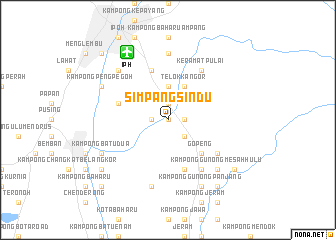 map of Simpang Sindu