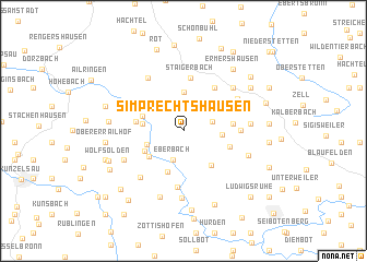 map of Simprechtshausen