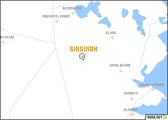 map of Simsimah