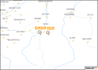 map of Simsir