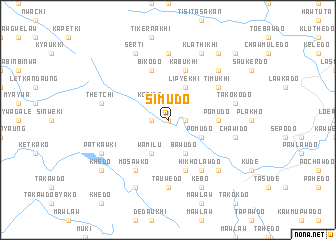 map of Simudo
