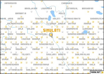 map of Simulāti