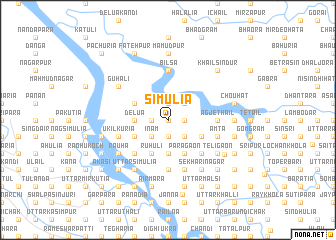 map of Simulia