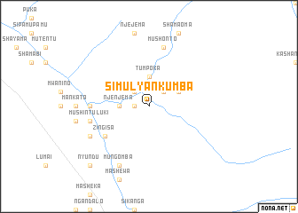 map of Simulyankumba