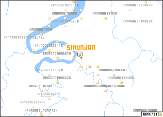 map of Simunjan