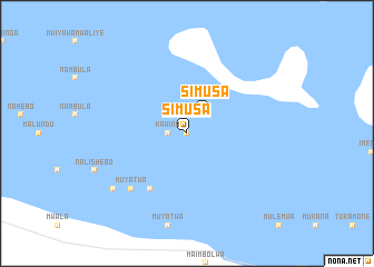 map of Simusa