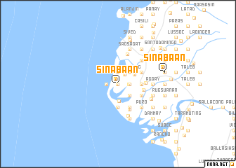 map of Sinabaan