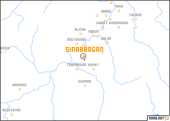 map of Sinabbagan
