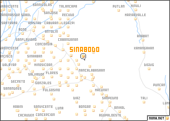 map of Sinabodo