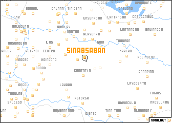 map of Sinabsaban